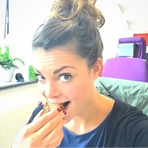 Eating cake