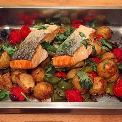 Salmon traybake 2